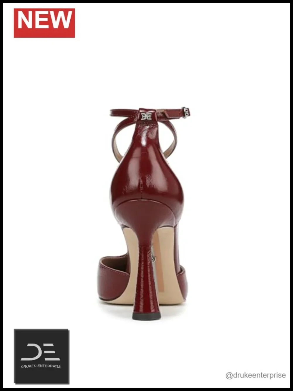T-Strap Satin Evening Heels 3.75